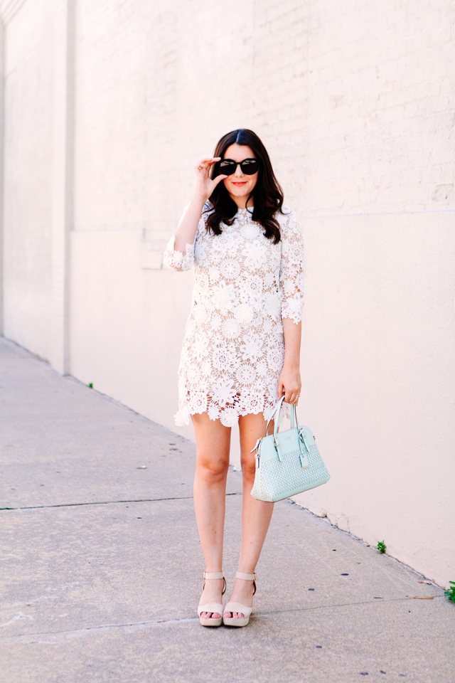 Layered Lace Dress on Kendi Everyday