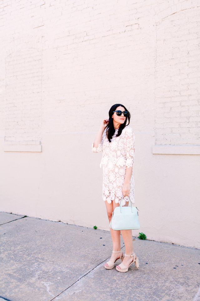 Layered Lace Dress on Kendi Everyday